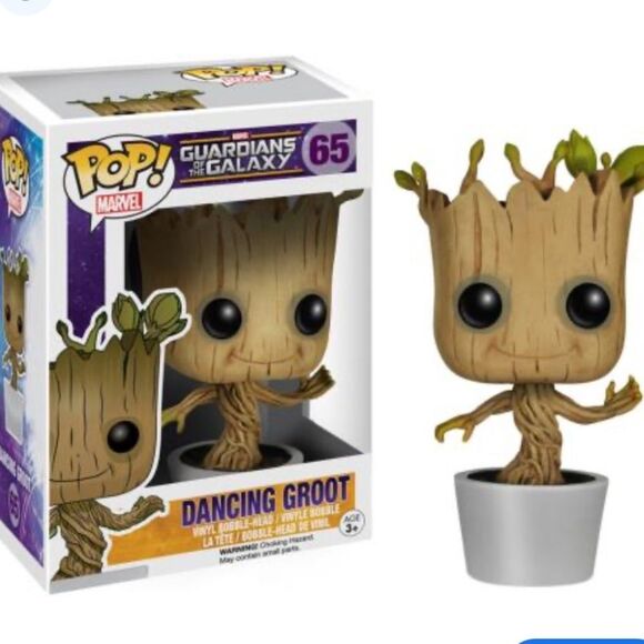 Guardianes Of The Galaxy Funko Pop! Dancing Groot Vinyl Figure 65 - Picture 1 of 9